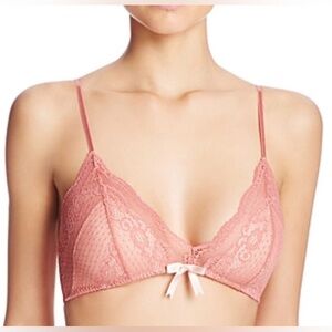 EBERJEY Lace Bra Bralette Anouk Mauve Pink Dusty Rose
